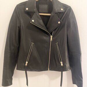All Saints Dalby Leather Jacket